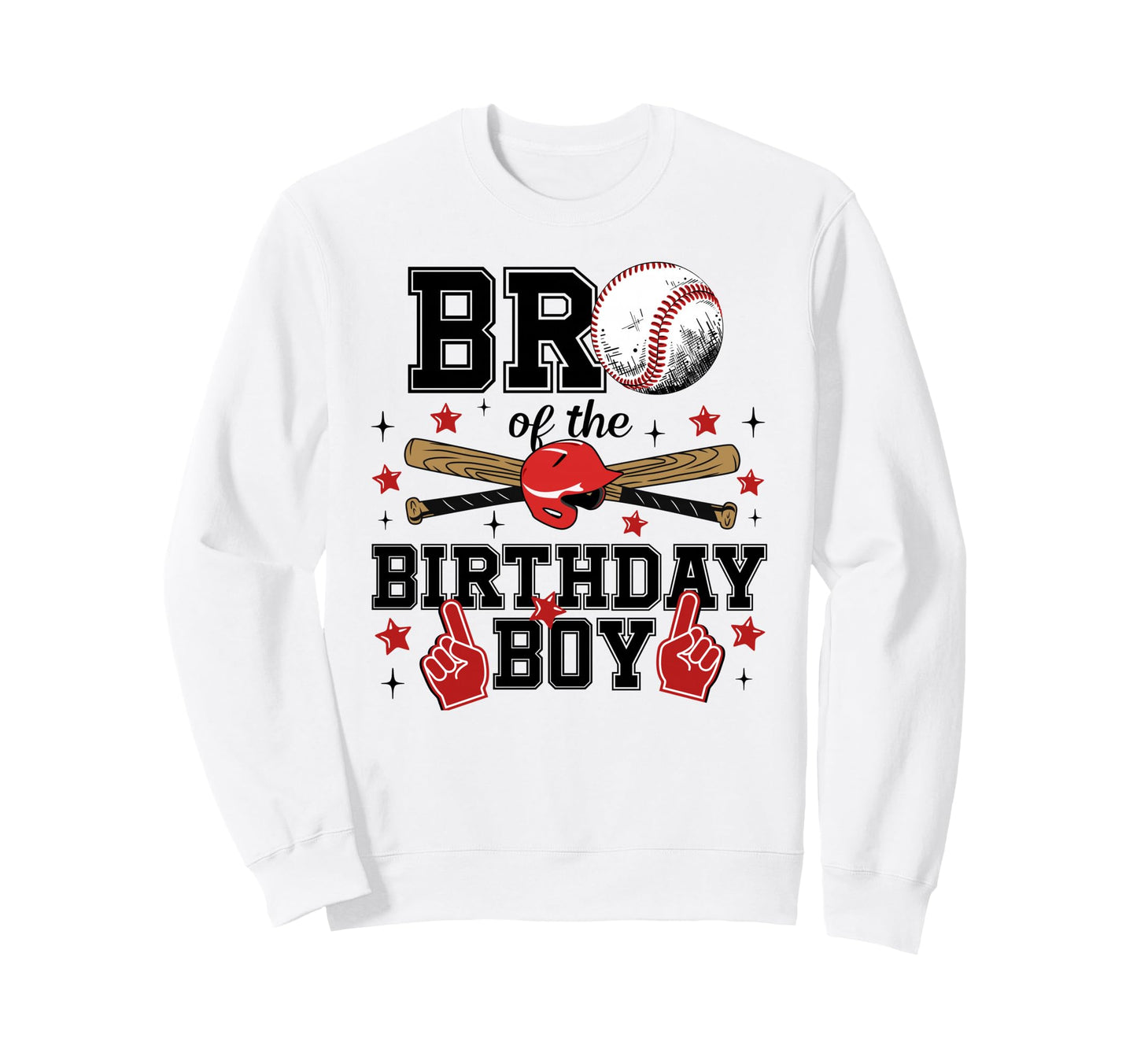 Brother Birthday Baseball Sport Sweatshirt - Aesthetic Graphic Unisex - T-Shirt, Sweatshirt, Hoodie