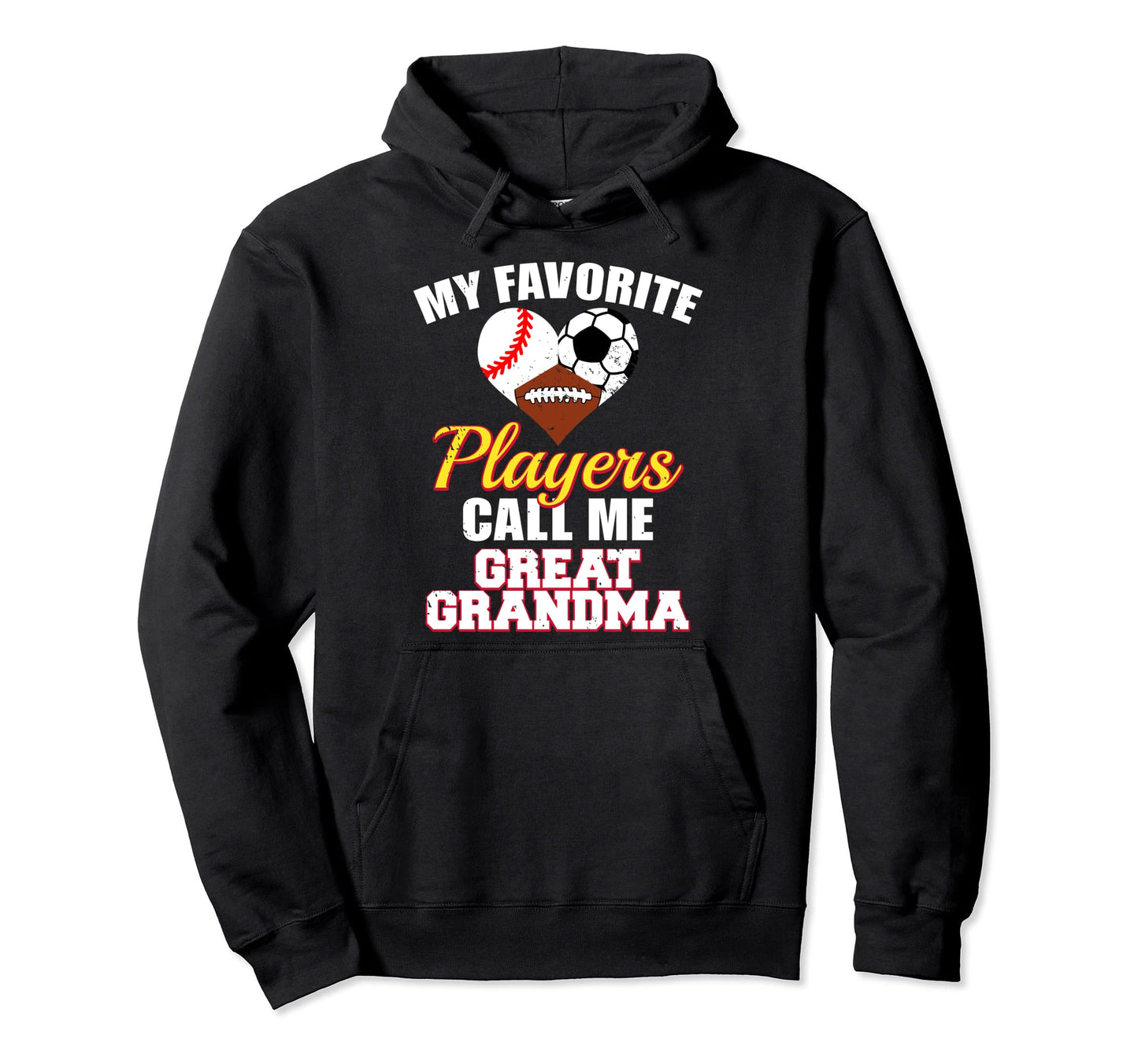 My Favorite Players Baseball Soccer Hoodie - Trendy Graphic Men Women - T-Shirt, Sweatshirt, Hoodie
