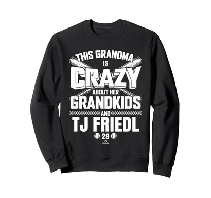 Grandma Crazy Tj Friedl Sweatshirt - Streetwear Style for Adults - T-Shirt, Sweatshirt, Hoodie