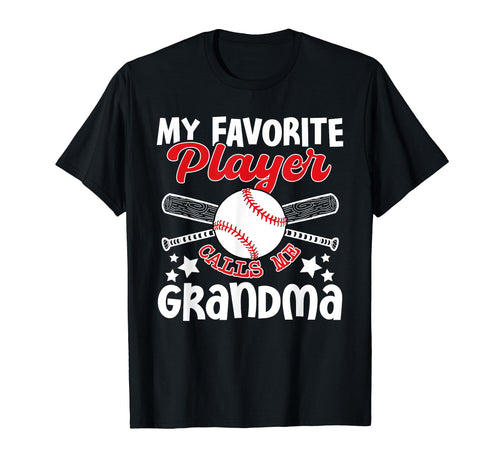 Baseball Grandma My Favorite Player T-Shirt - Minimalist Print for Adults - T-Shirt, Sweatshirt, Hoodie