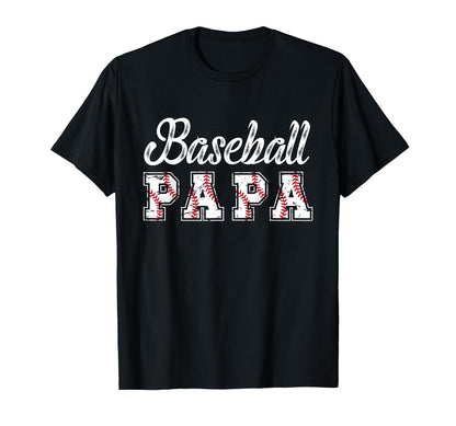 Baseball Papa Baseball Player Papa T-Shirt - Trendy Graphic Men Women - T-Shirt, Sweatshirt, Hoodie