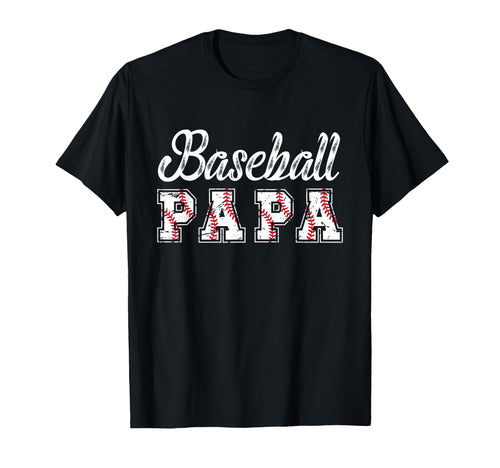 Baseball Papa Baseball Player Papa T-Shirt - Trendy Graphic Men Women - T-Shirt, Sweatshirt, Hoodie