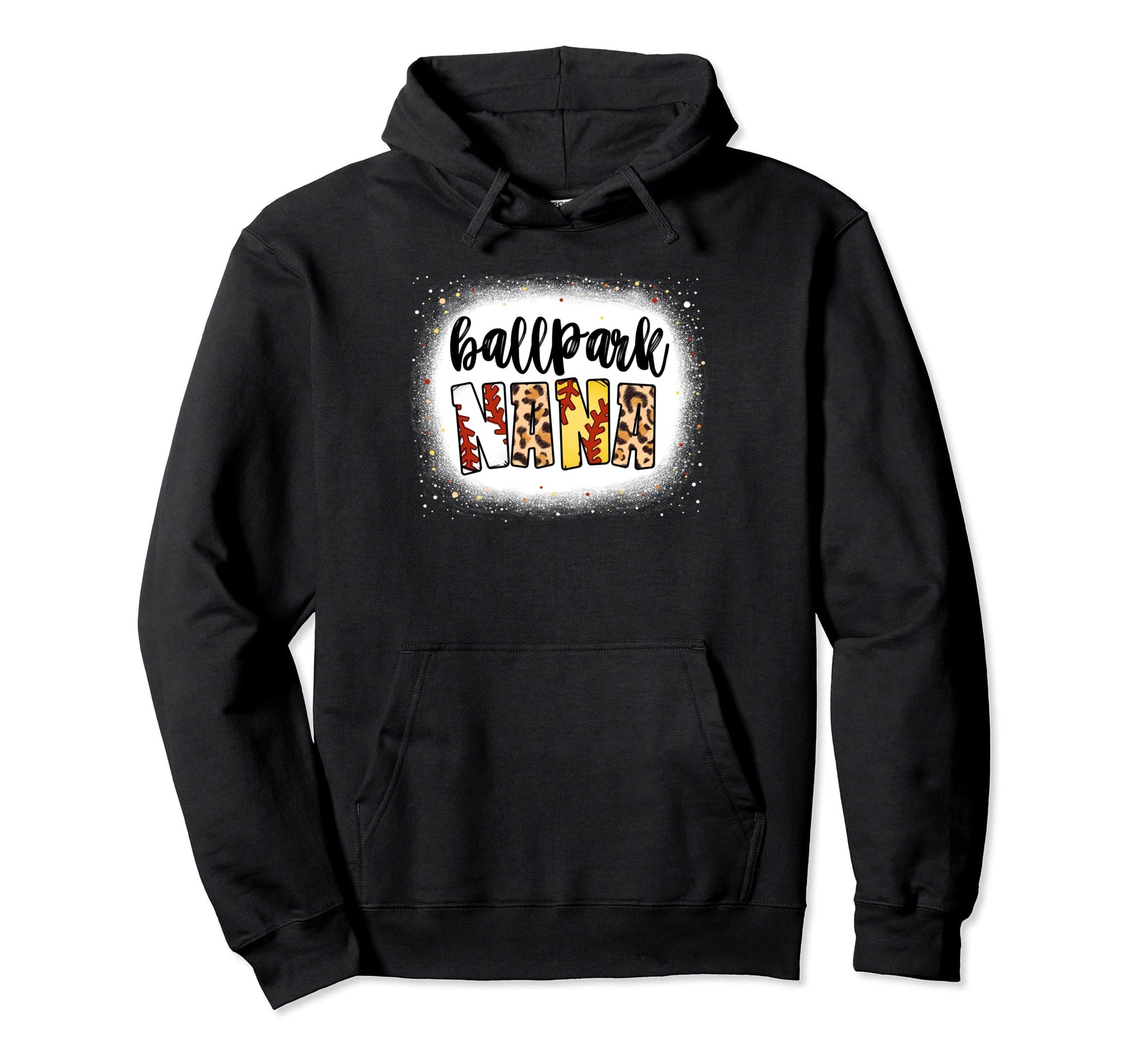 Bleached Ballpark Nana Baseball Softball Hoodie - Aesthetic Graphic Unisex - T-Shirt, Sweatshirt, Hoodie