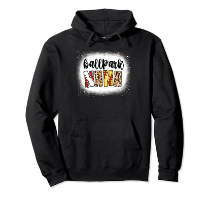 Bleached Ballpark Nana Baseball Softball Hoodie - Aesthetic Graphic Unisex - T-Shirt, Sweatshirt, Hoodie