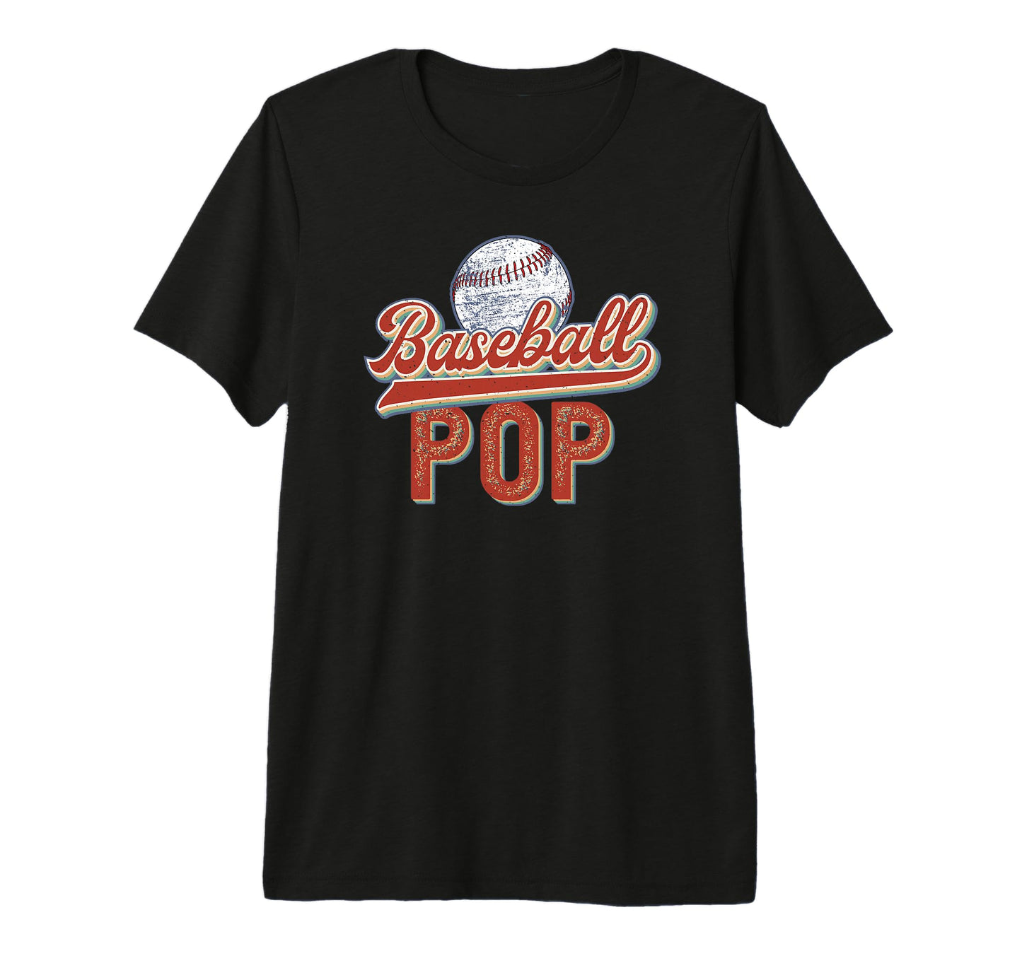 Mens Proud Baseball Pop Grandpa Pop T-Shirt - Fun Novelty Design Men Women - T-Shirt, Sweatshirt, Hoodie