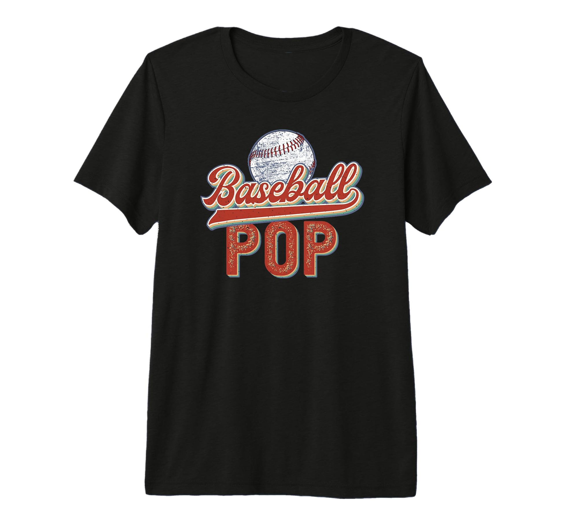 Mens Proud Baseball Pop Grandpa Pop T-Shirt - Fun Novelty Design Men Women - T-Shirt, Sweatshirt, Hoodie