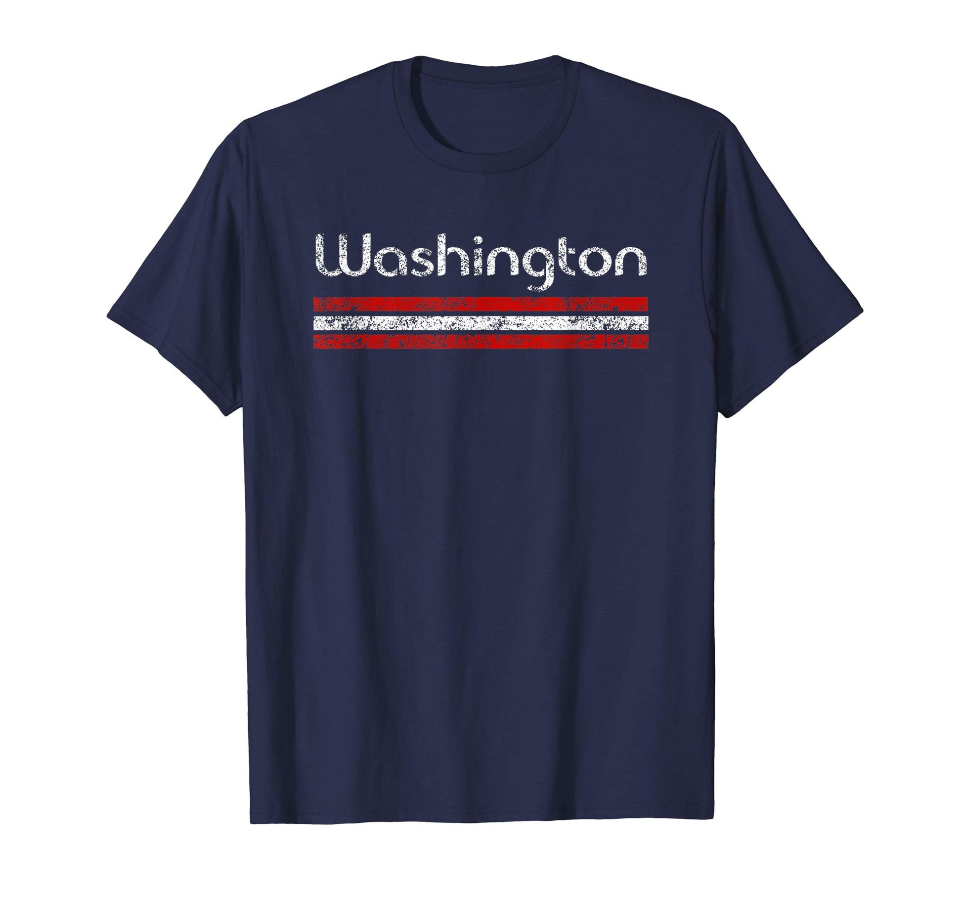 Washington D C Weathered Stripe T-Shirt - Novelty Apparel Men Women - T-Shirt, Sweatshirt, Hoodie