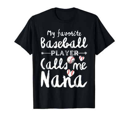 My Favorite Baseball Player Calls Me T-Shirt - Minimalist Print Men Women - T-Shirt, Sweatshirt, Hoodie