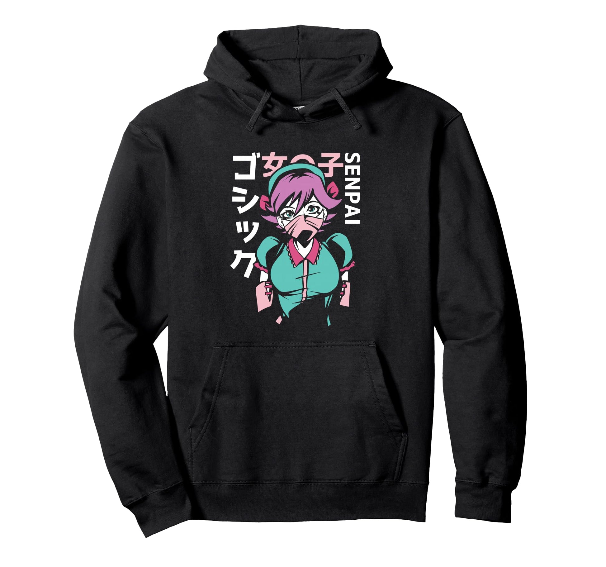 Anime Aesthetic Vaporwave Hoodie - Streetwear Style Unisex - T-Shirt, Sweatshirt, Hoodie