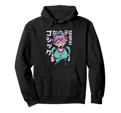 Anime Aesthetic Vaporwave Hoodie - Streetwear Style Unisex - T-Shirt, Sweatshirt, Hoodie