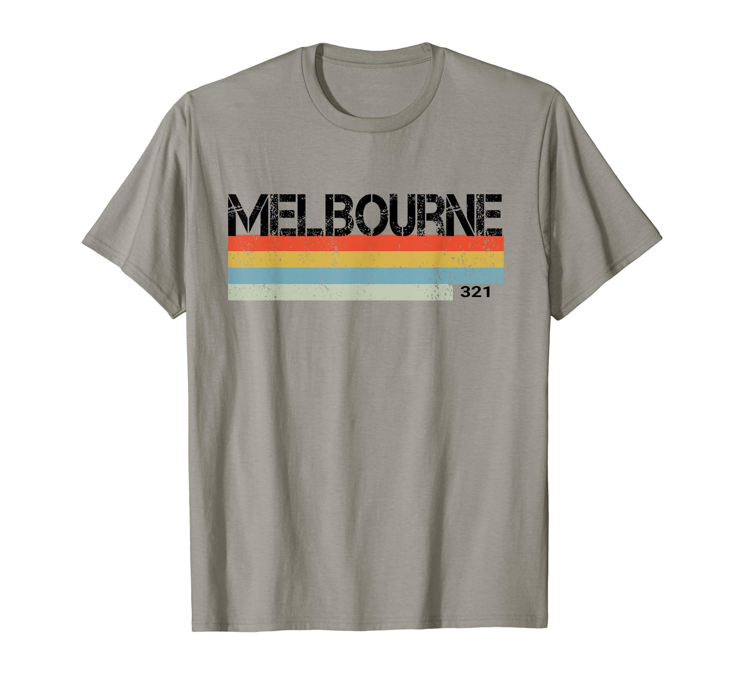 Melbourne Fl Stripes T-Shirt - Trendy Graphic Unisex - T-Shirt, Sweatshirt, Hoodie