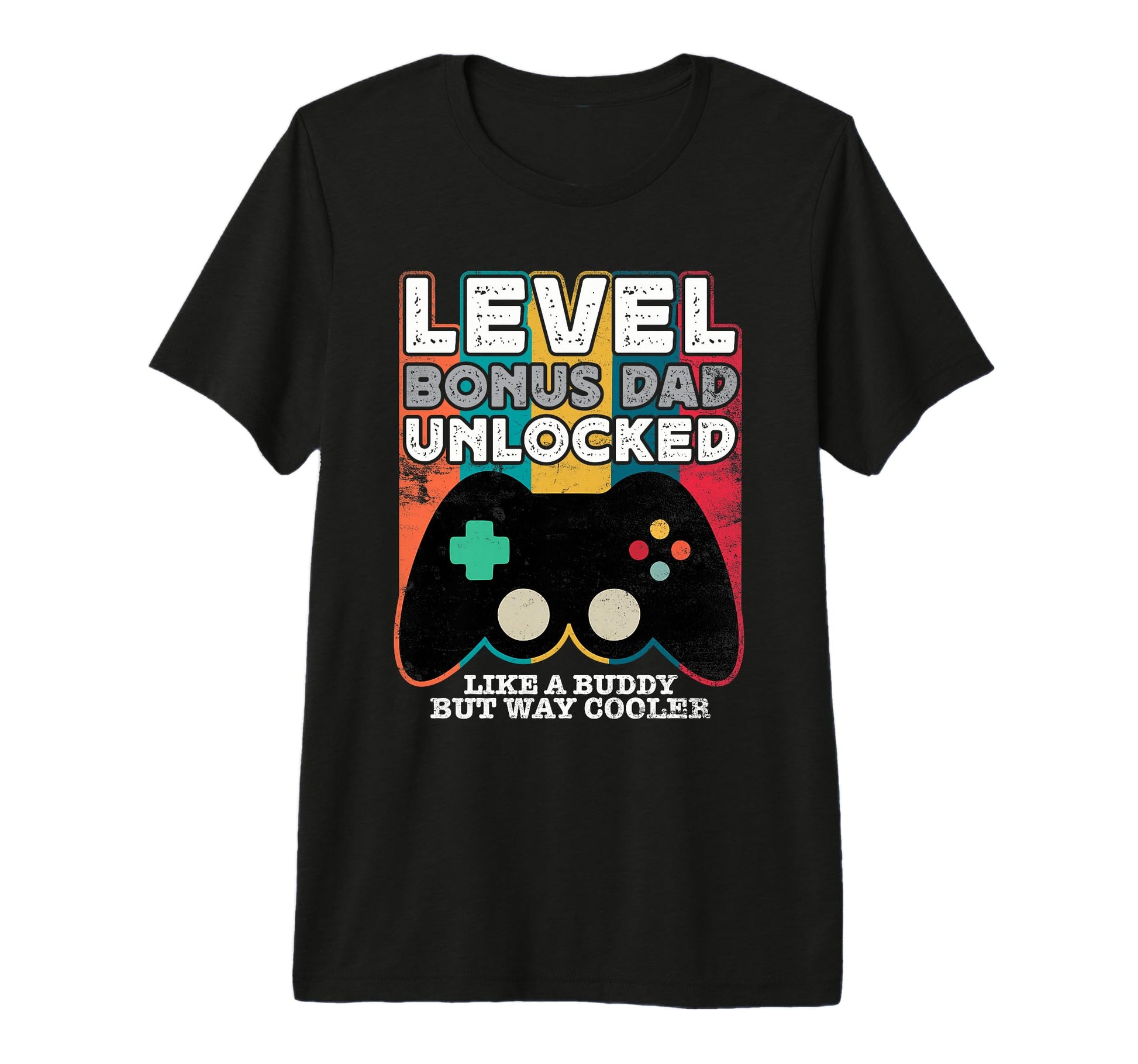 Mens Stepfather Gamer Step Dad Level T-Shirt - Novelty Apparel Unisex - T-Shirt, Sweatshirt, Hoodie