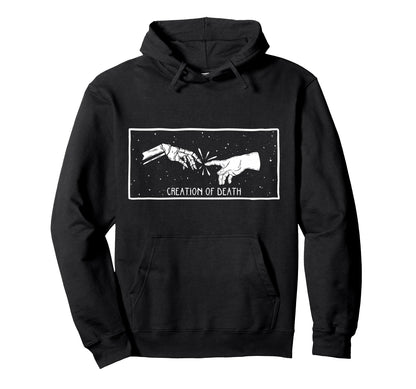 Creation Death Adam Aesthetic Edgy Hoodie - Novelty Apparel Unisex - T-Shirt, Sweatshirt, Hoodie