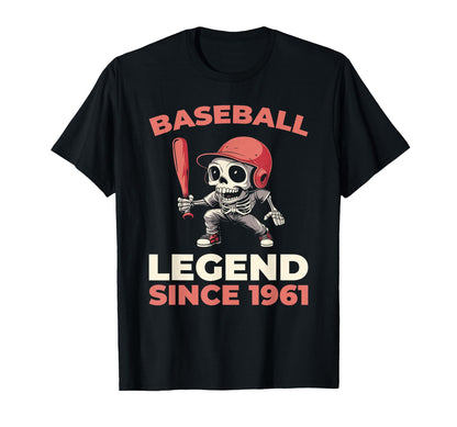 Birthday Baseball Baseballer Player Team T-Shirt - Minimalist Print Unisex - T-Shirt, Sweatshirt, Hoodie