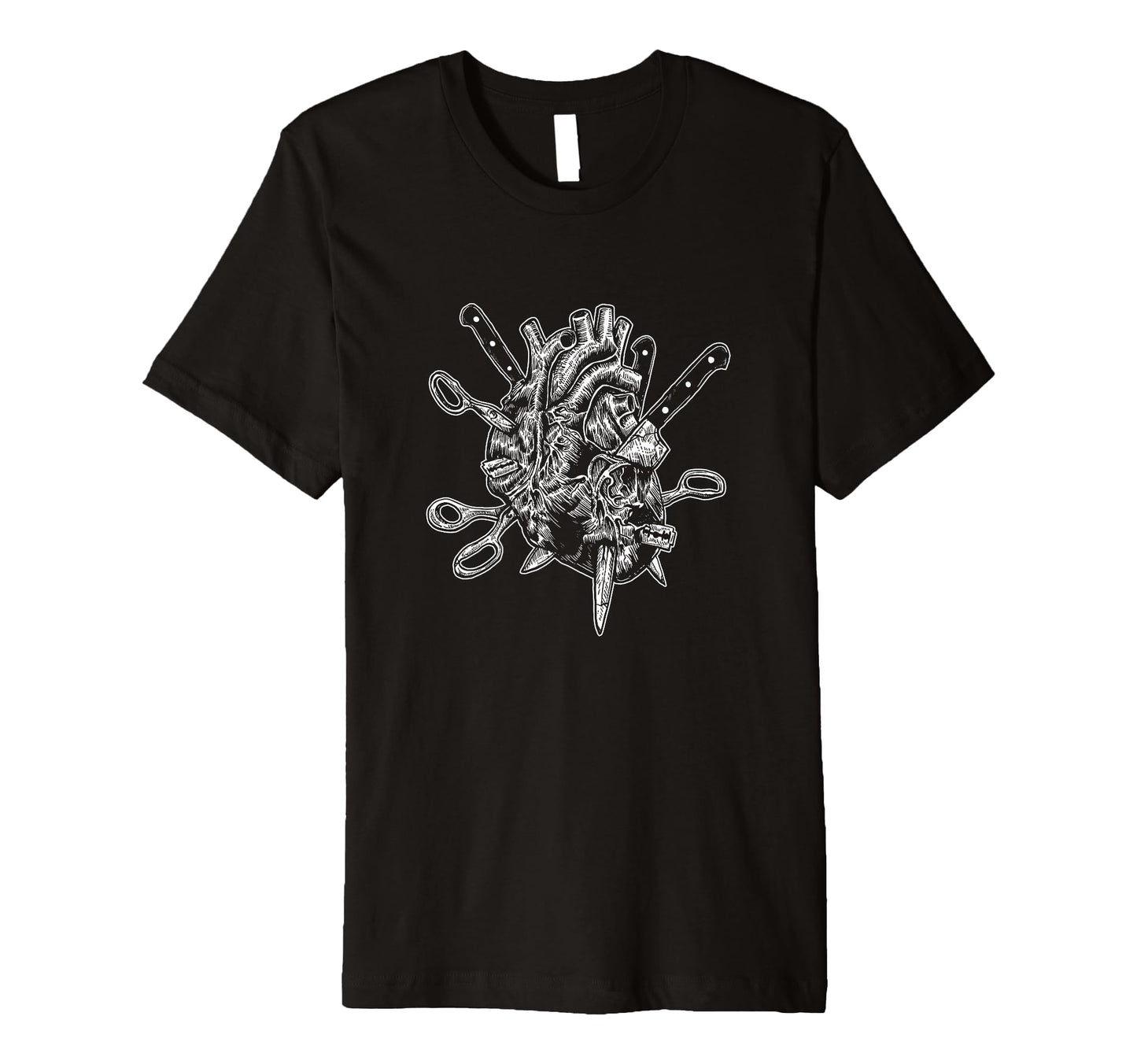 Hurt My Heart Gothic Art Y2K Emo T-Shirt - Casual Everyday Wear Men Women - T-Shirt, Sweatshirt, Hoodie