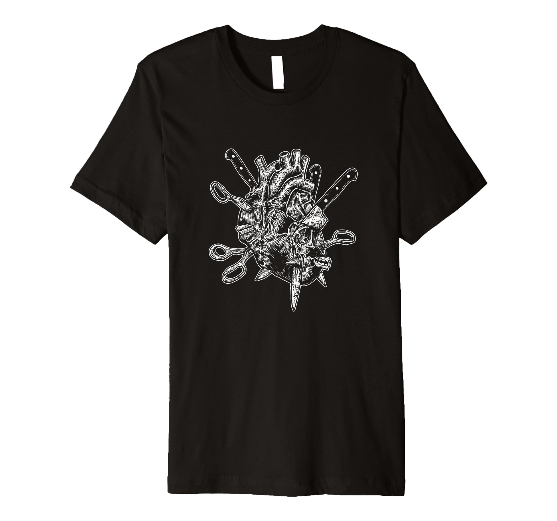 Hurt My Heart Gothic Art Y2K Emo T-Shirt - Casual Everyday Wear Men Women - T-Shirt, Sweatshirt, Hoodie