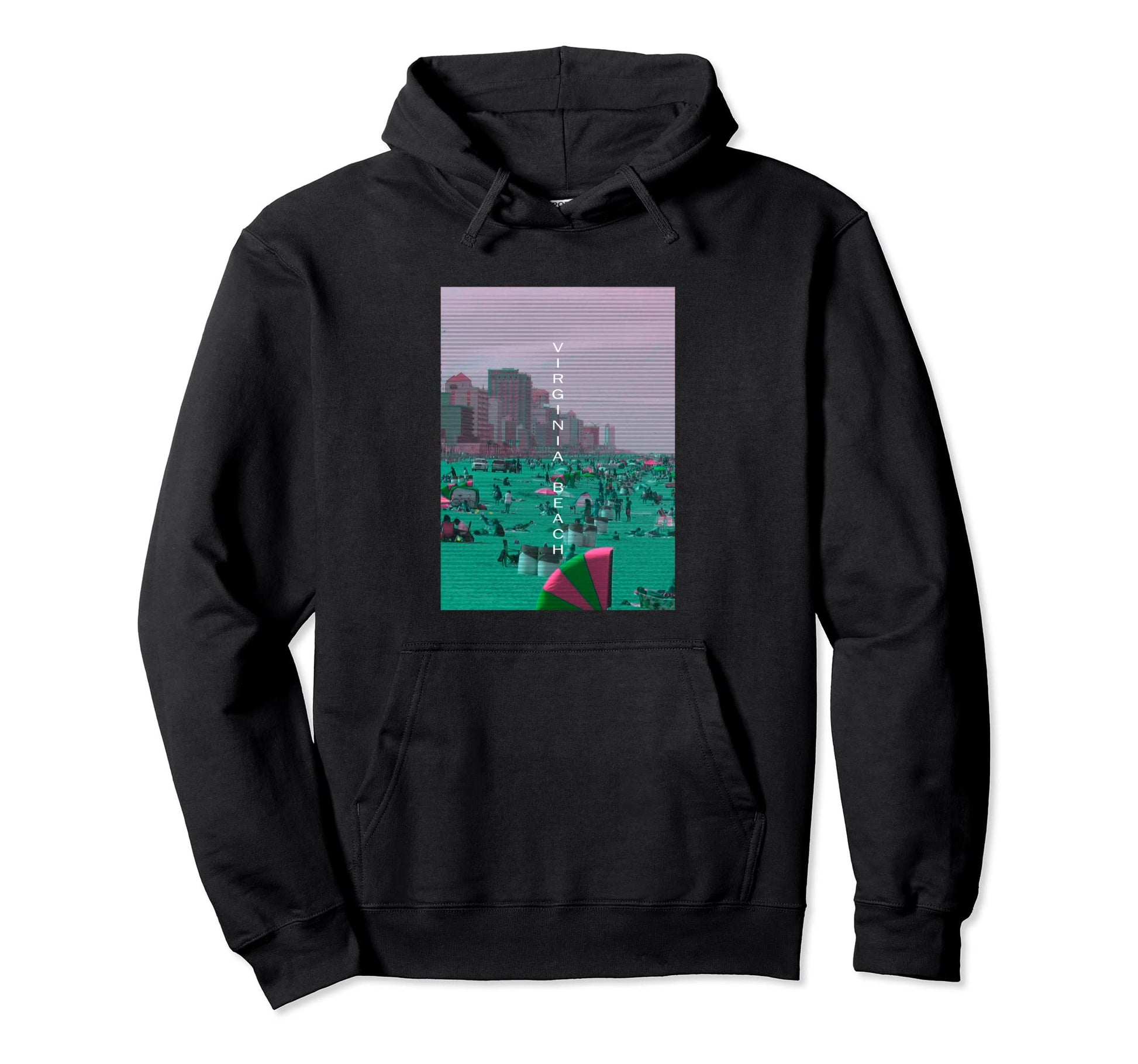 Virginia Vaporwave Aesthetic Souvenir Va Hoodie - Unique Graphic Unisex - T-Shirt, Sweatshirt, Hoodie