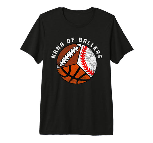 Nana Ballers Funny Baseball T-Shirt - Minimalist Print for Adults - T-Shirt, Sweatshirt, Hoodie