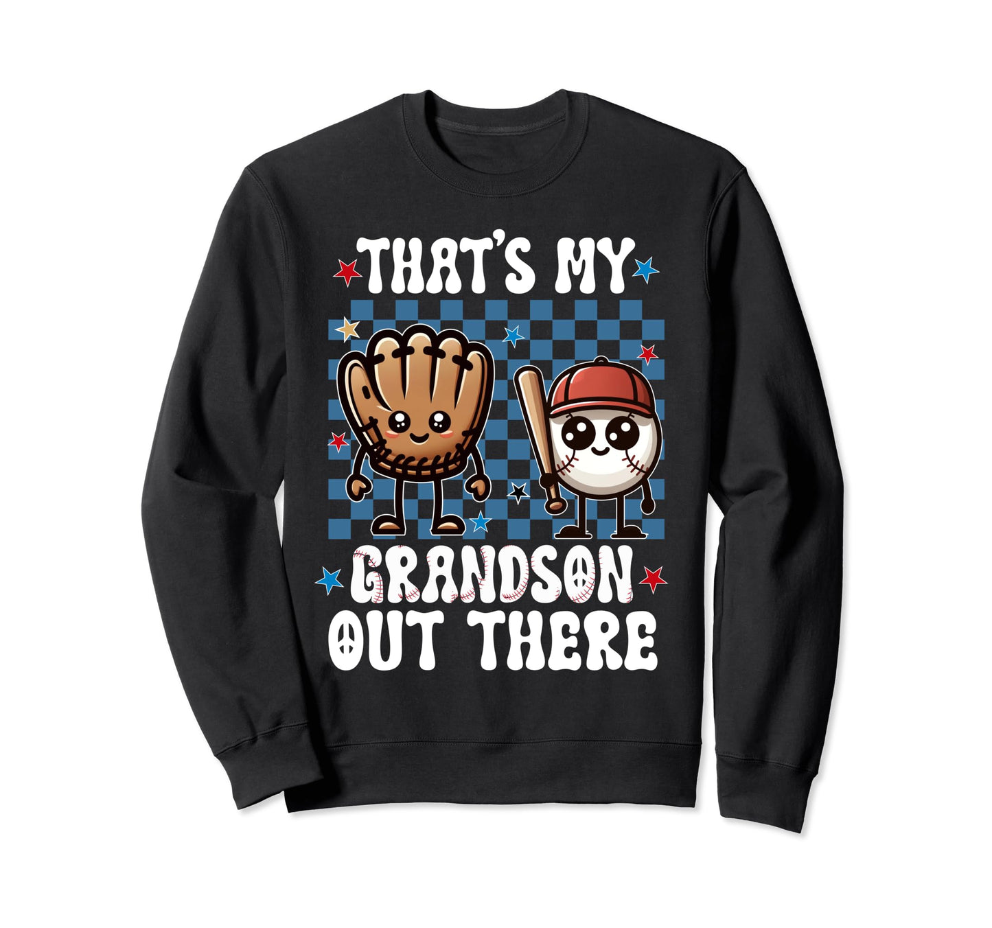 Thats My Grandson Out There Sweatshirt - Custom Art Print for Adults - T-Shirt, Sweatshirt, Hoodie