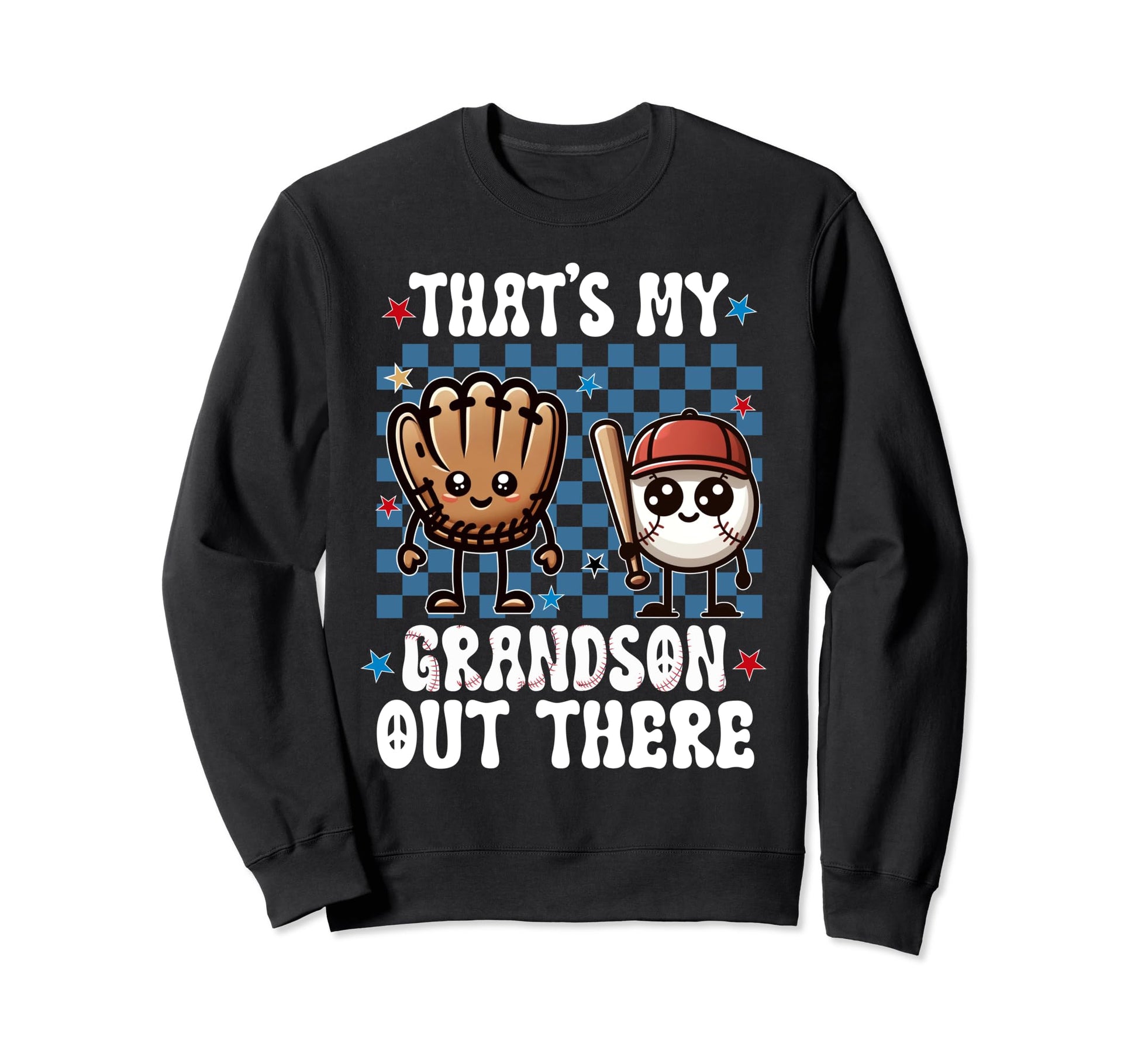 Thats My Grandson Out There Sweatshirt - Custom Art Print for Adults - T-Shirt, Sweatshirt, Hoodie