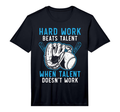 Mens Hard Work Beats Talent When T-Shirt - Novelty Apparel for Adults - T-Shirt, Sweatshirt, Hoodie