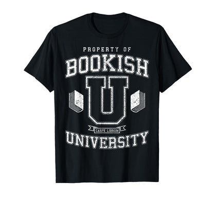 Funny Bookish University College T-Shirt - Aesthetic Graphic Unisex - T-Shirt, Sweatshirt, Hoodie
