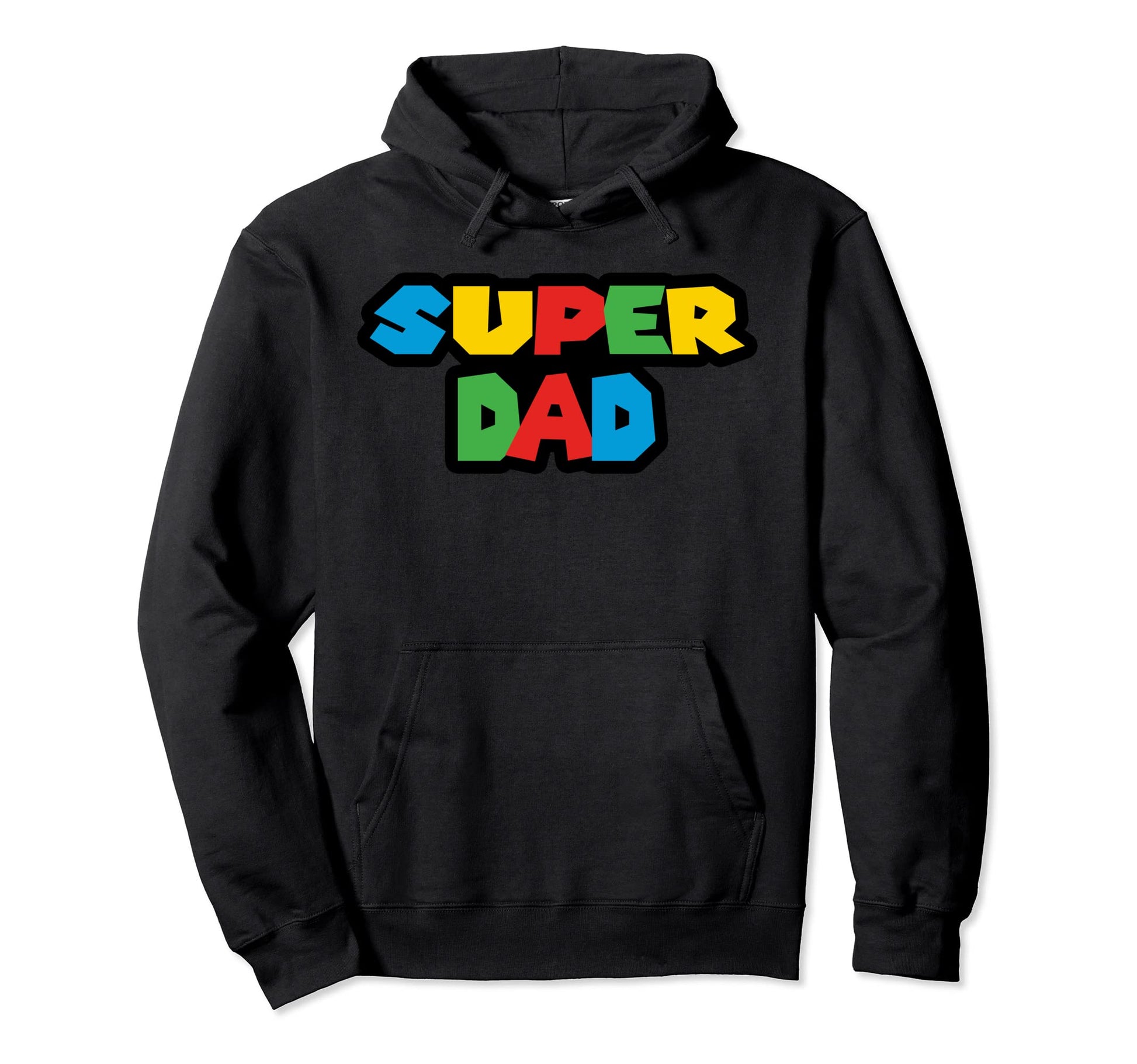 Gamer Super Dad Funny Fathers Day Hoodie - Unique Graphic for Adults - T-Shirt, Sweatshirt, Hoodie