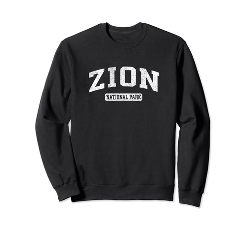 Zion National Park Sports Sweatshirt - Minimalist Print Men Women - T-Shirt, Sweatshirt, Hoodie