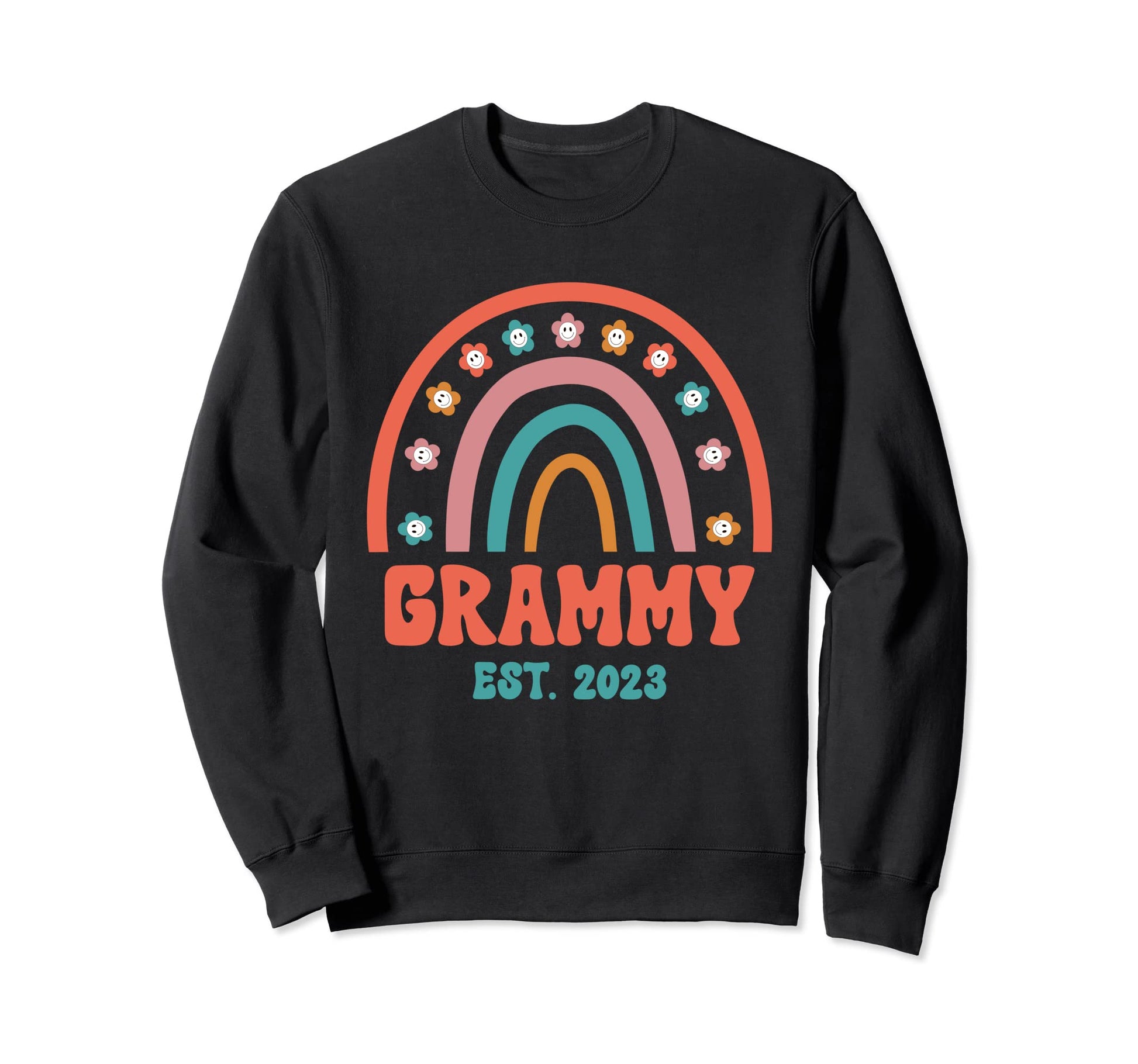 Grammy Groovy Grandma Est Sweatshirt - Casual Everyday Wear for Adults - T-Shirt, Sweatshirt, Hoodie