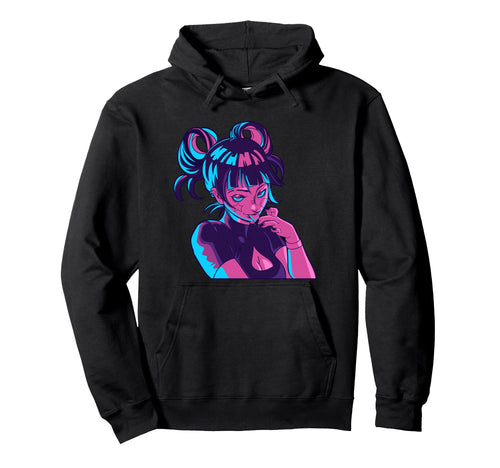 Goth Anime Aesthetic Gothic Indie Hoodie - Minimalist Print Men Women - T-Shirt, Sweatshirt, Hoodie
