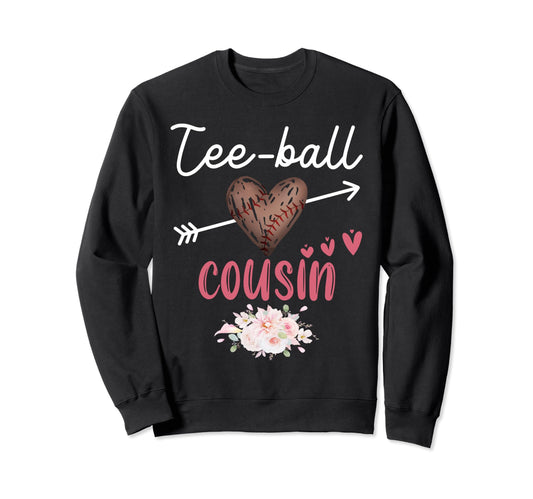 Ball Cousin Heart Baseball Family Sweatshirt - Streetwear Style Men Women - T-Shirt, Sweatshirt, Hoodie