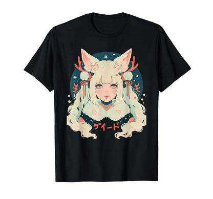 Goth Grunge Demon Anime Waifu Horror T-Shirt - Graphic Print for Adults - T-Shirt, Sweatshirt, Hoodie