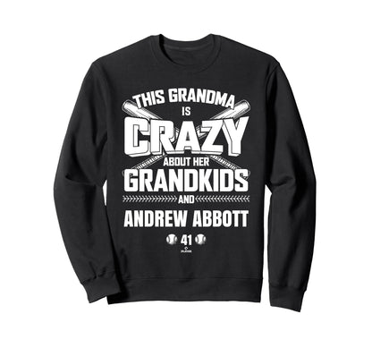 Grandma Crazy Andrew Abbott Sweatshirt - Minimalist Print Unisex - T-Shirt, Sweatshirt, Hoodie