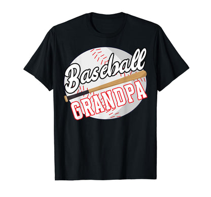 Baseball Grandpa Fathers Day Ballpark T-Shirt - Trendy Graphic Men Women - T-Shirt, Sweatshirt, Hoodie