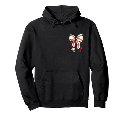 Tball Nonna Teeball Front Back Coquette Hoodie - Novelty Apparel Unisex - T-Shirt, Sweatshirt, Hoodie