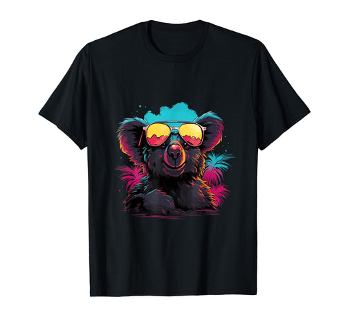 Funny Koalas Vaporwave Aesthetic Animal T-Shirt - Unique Graphic Unisex - T-Shirt, Sweatshirt, Hoodie