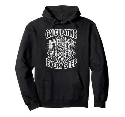 Chess Dad Board Game Daddy Checkmate Hoodie - Minimalist Print for Adults - T-Shirt, Sweatshirt, Hoodie