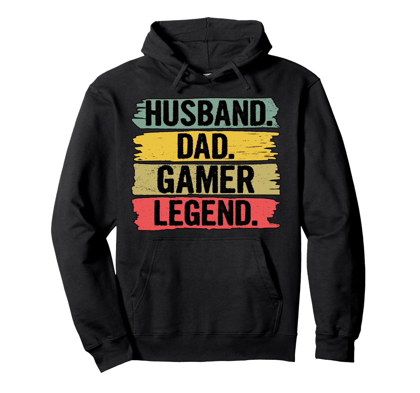 Husband Dad Gamer Legend Fathers Day Hoodie - Unique Graphic Men Women - T-Shirt, Sweatshirt, Hoodie