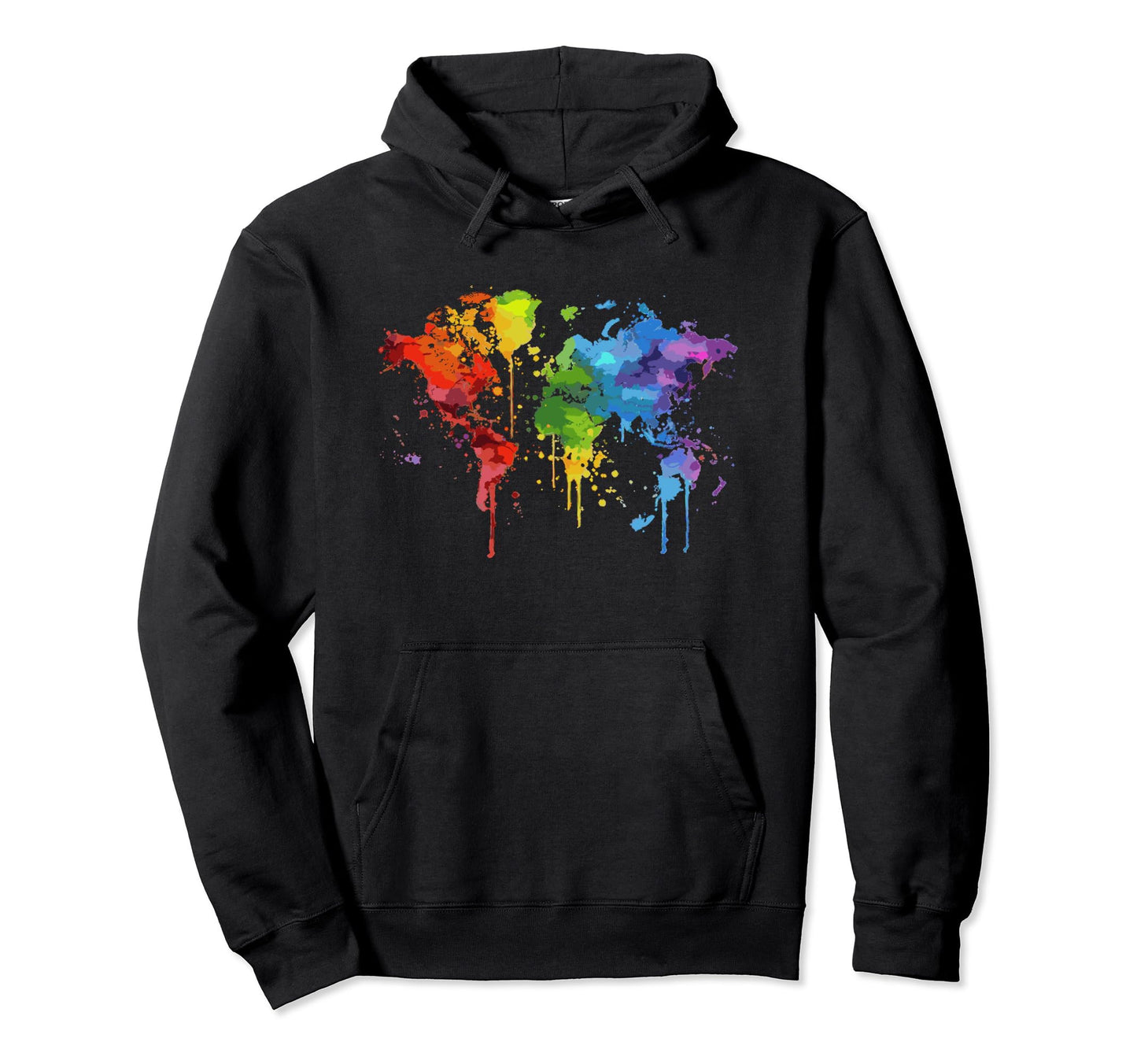 Colorful World Map Gift Summer Love Hoodie - Novelty Apparel Men Women - T-Shirt, Sweatshirt, Hoodie
