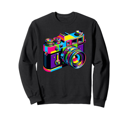 Camera Photographer Photography Sweatshirt - Streetwear Style for Adults - T-Shirt, Sweatshirt, Hoodie
