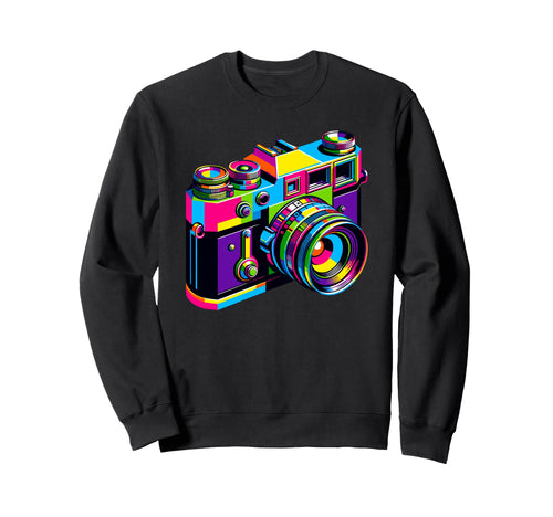 Camera Photographer Photography Sweatshirt - Streetwear Style for Adults - T-Shirt, Sweatshirt, Hoodie