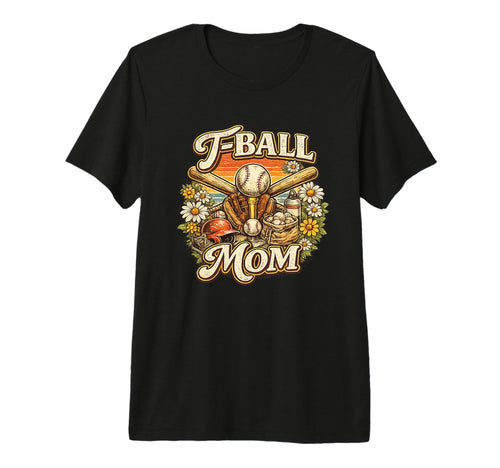 T Ball Mom Tball Mom Gift Baseball T-Shirt - Minimalist Print Men Women - T-Shirt, Sweatshirt, Hoodie