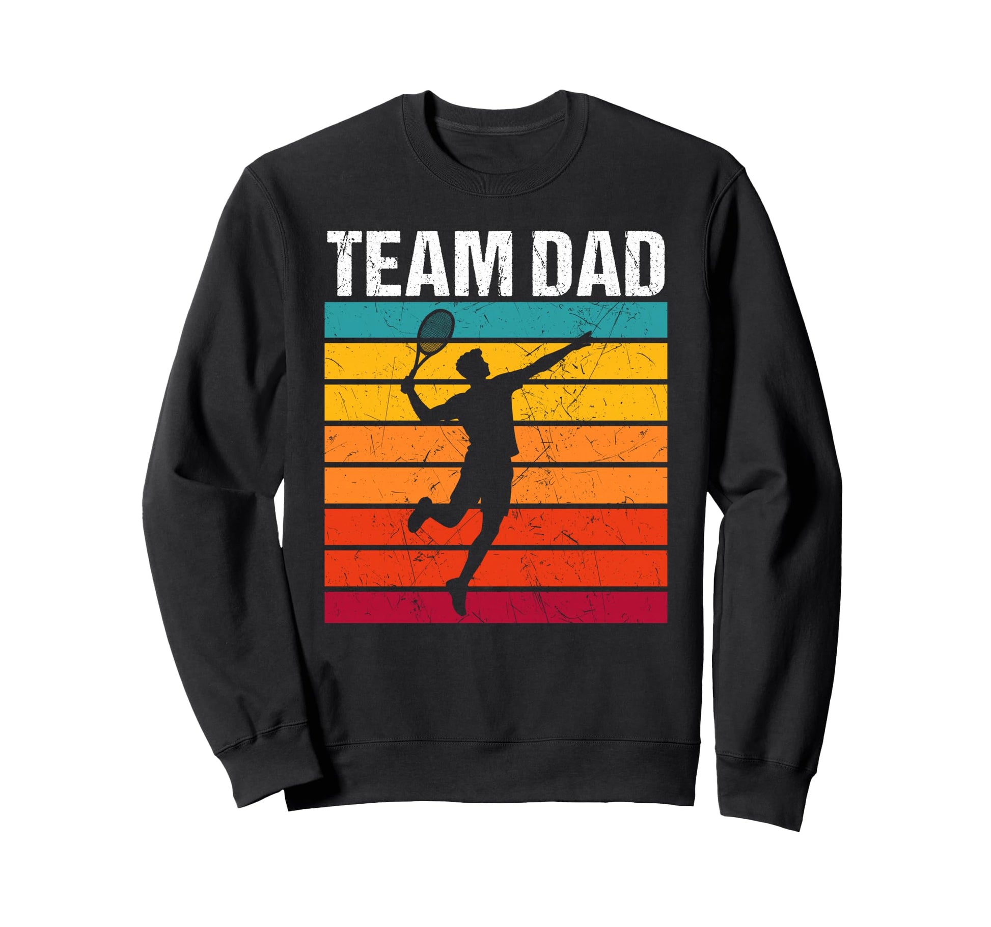 Tennis Dad Proud Game Day Sports Sweatshirt - Trendy Graphic for Adults - T-Shirt, Sweatshirt, Hoodie