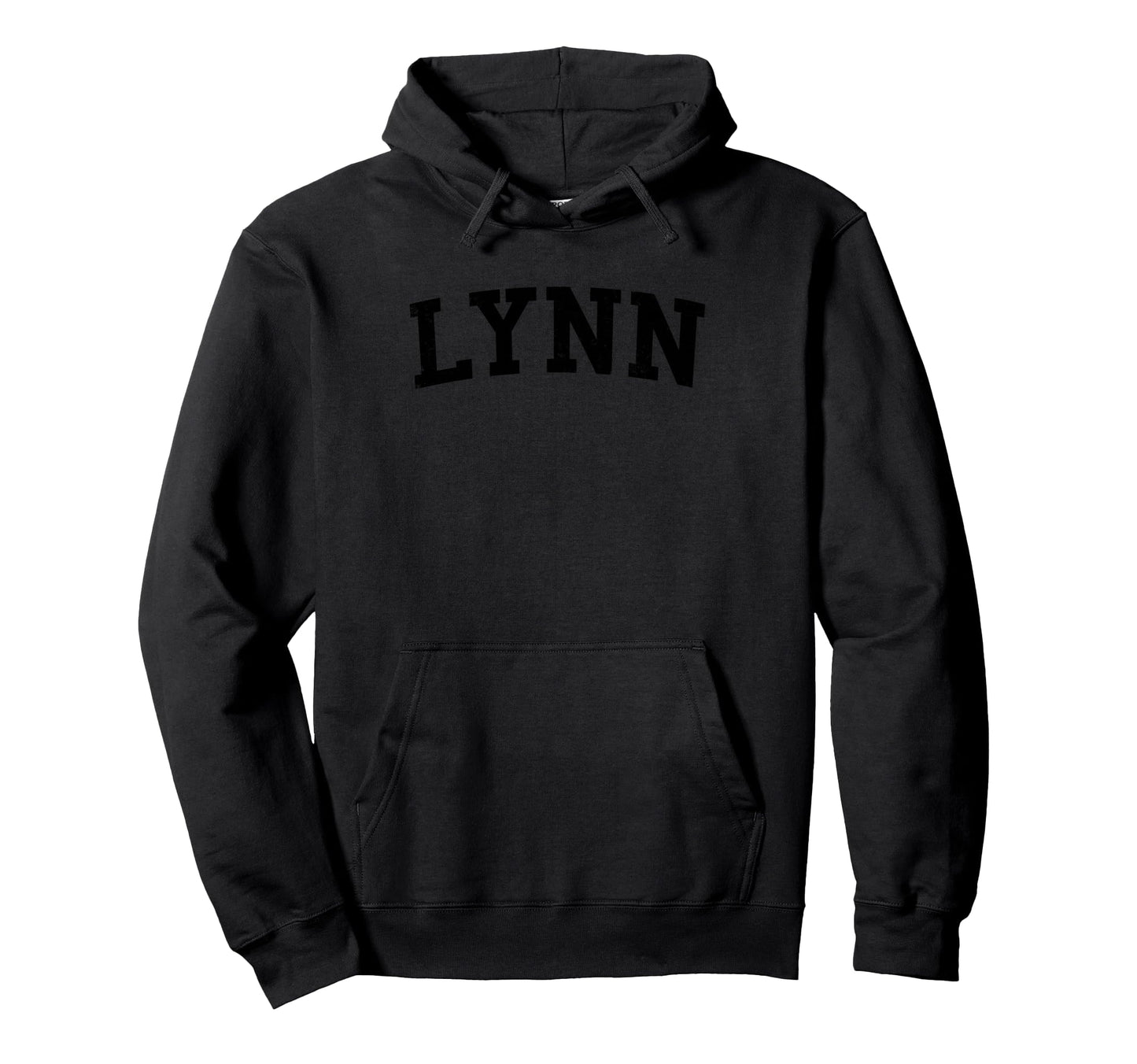 Lynn Ma Distressed Black Varsity Hoodie - Fun Novelty Design Men Women - T-Shirt, Sweatshirt, Hoodie