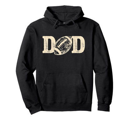 Viral Simple Football Dad Hoodie - Trendy Graphic Men Women - T-Shirt, Sweatshirt, Hoodie