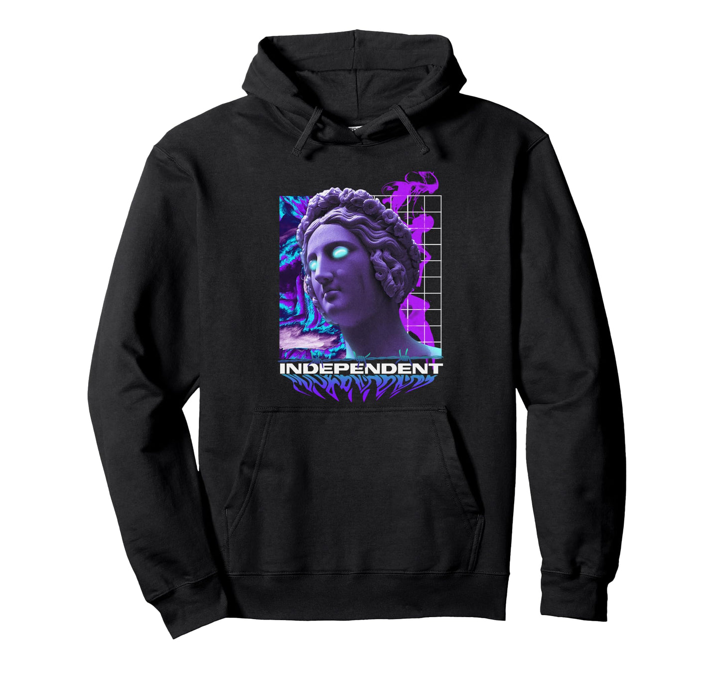 Independent Sculpture Greek Aesthetic Edgy Hoodie - Novelty Apparel Unisex - T-Shirt, Sweatshirt, Hoodie