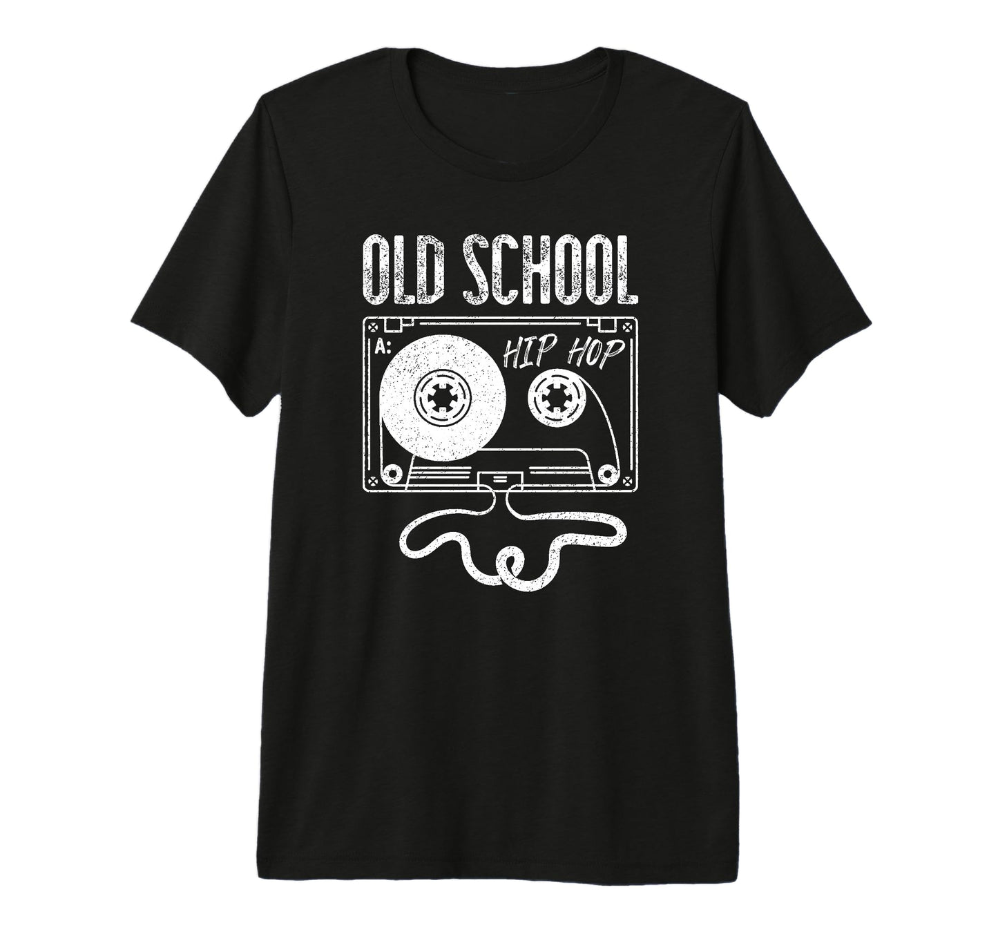 Cassette Tape Old School Hip Hop Songs T-Shirt - Graphic Print for Adults - T-Shirt, Sweatshirt, Hoodie
