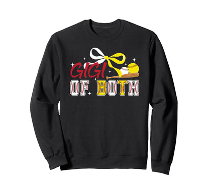 Gigi Both Coquette Baseball Sweatshirt - Casual Everyday Wear Men Women - T-Shirt, Sweatshirt, Hoodie