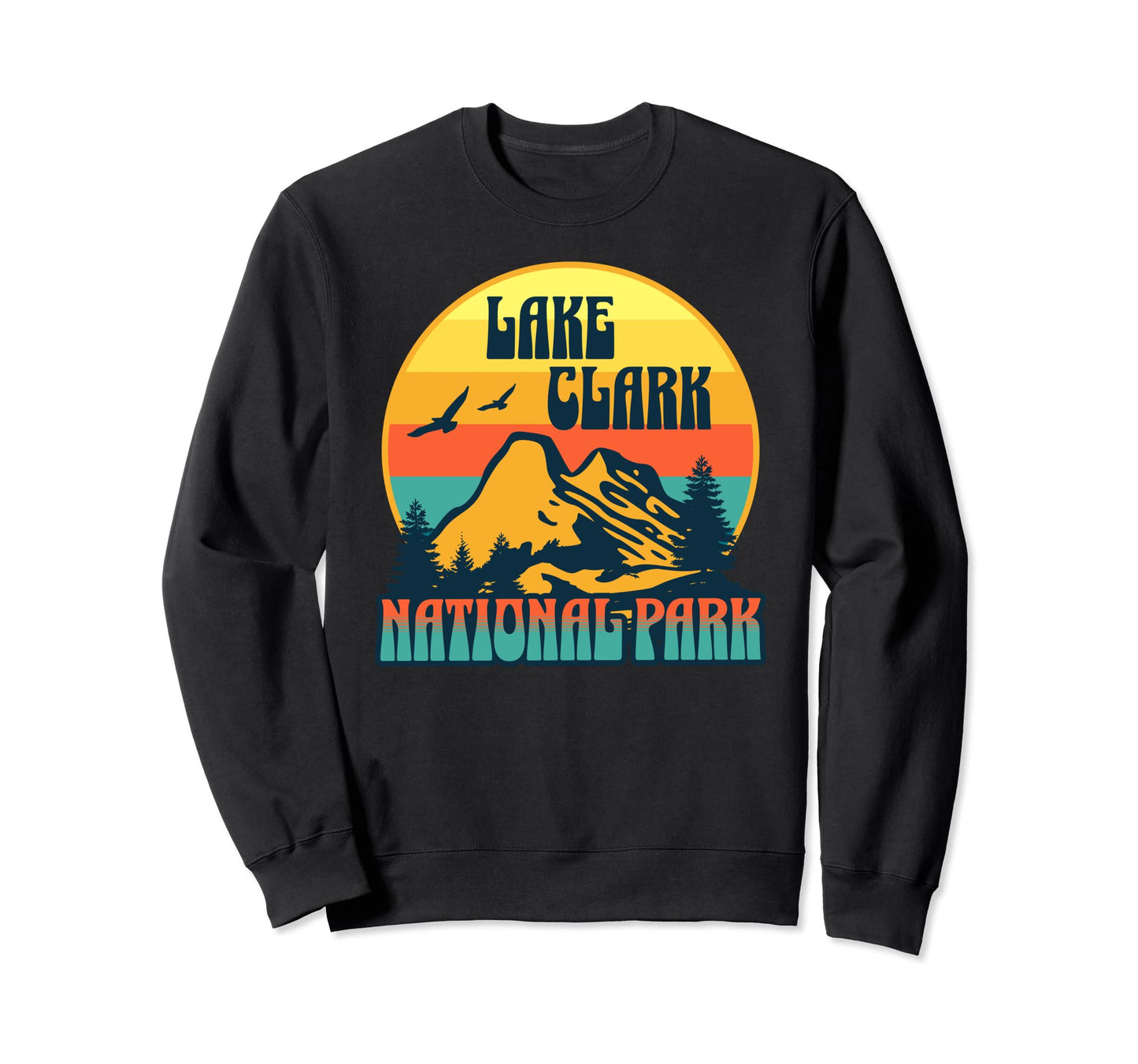 Lake Clark National Park Alaska Sweatshirt - Custom Art Print Unisex - T-Shirt, Sweatshirt, Hoodie