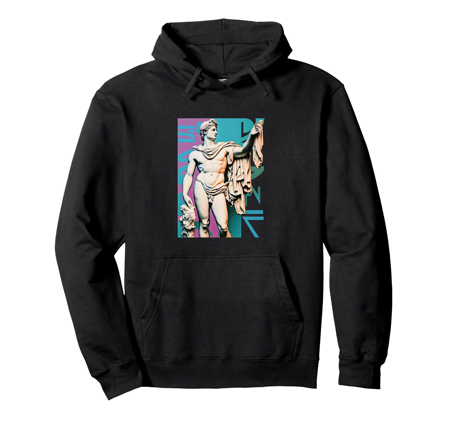 Apollo Vaporwave Aesthetic Greek Gods Hoodie - Minimalist Print Unisex - T-Shirt, Sweatshirt, Hoodie